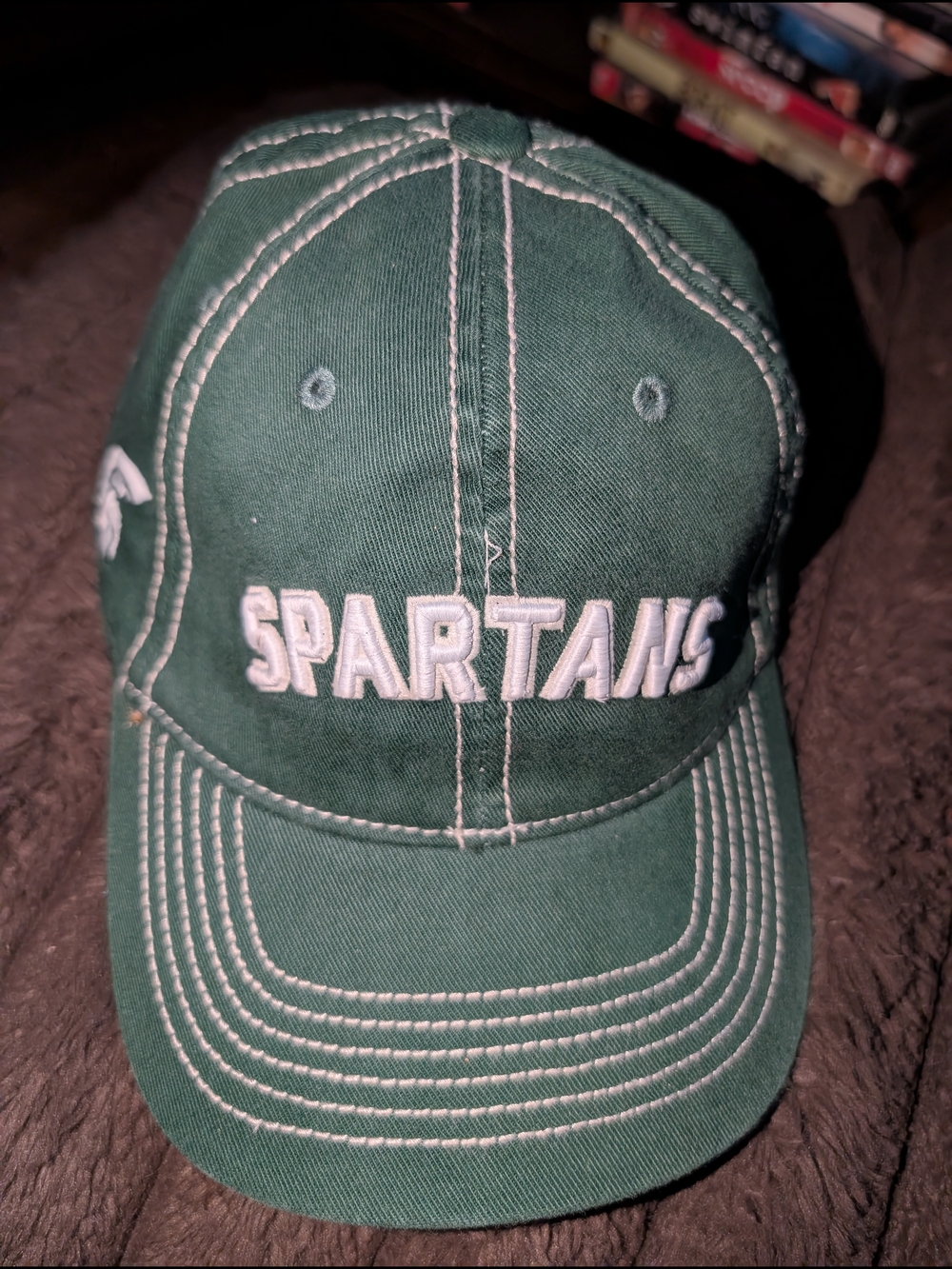 Spartans Green Baseball Cap